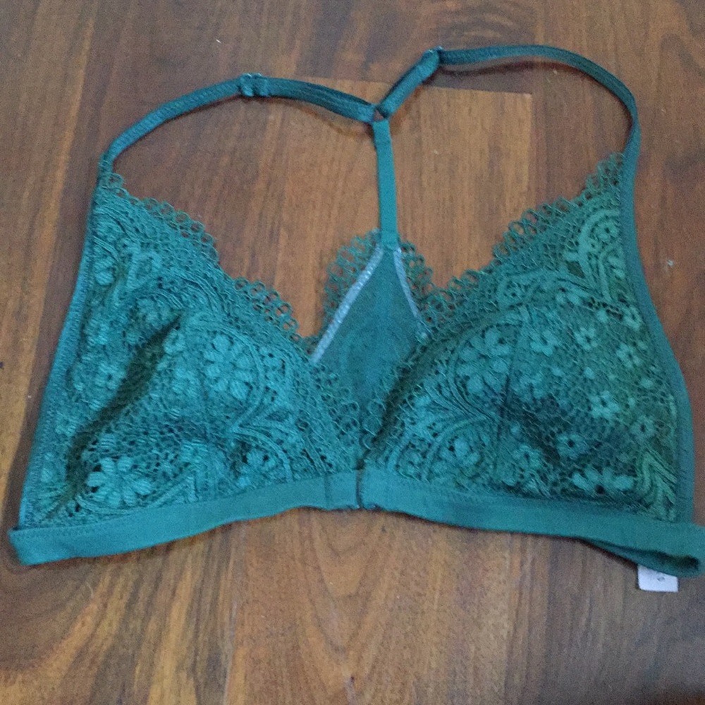 Green Lace VS bralette